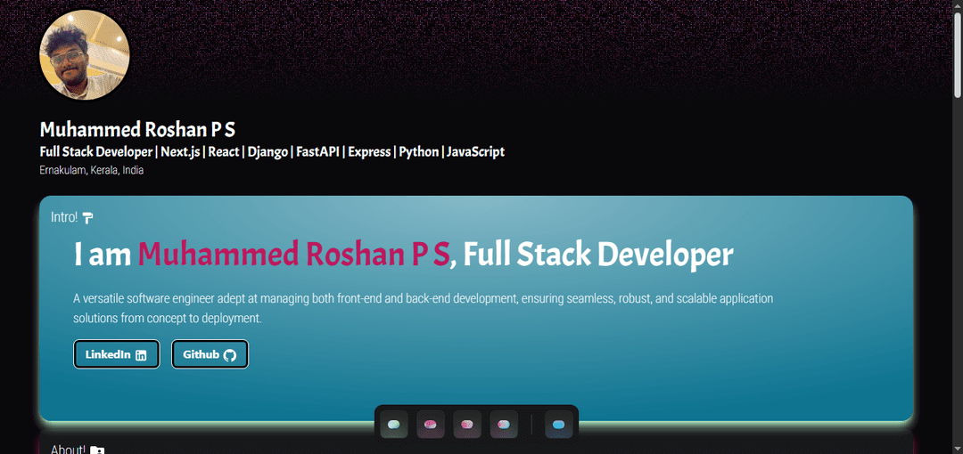 Muhammed Roshan EnteProfile