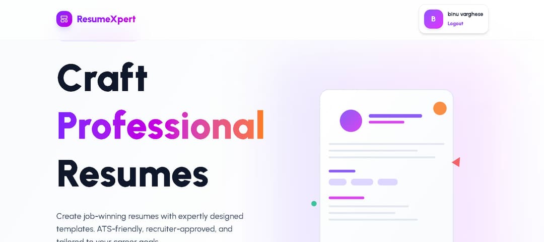 Resume Builder App